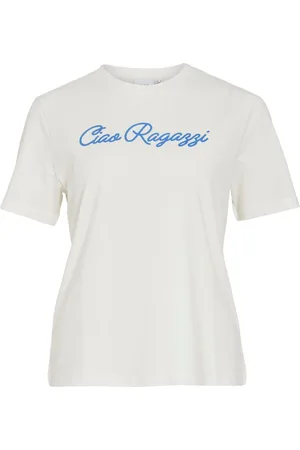 VILA Visybil Okrągły Dekolt T-shirt