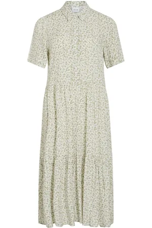 VILA Short-sleeved Midi Dress