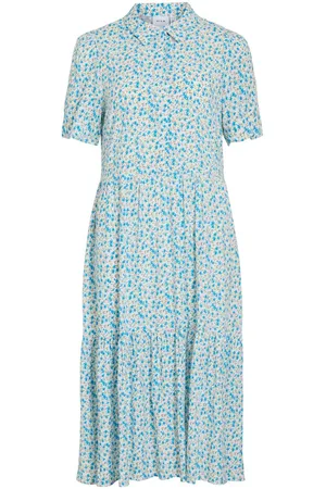 VILA Short-sleeved Midi Dress