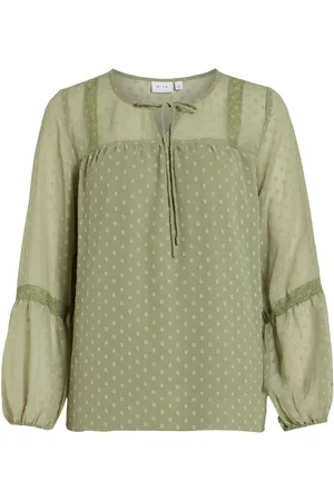 VILA Viedee Detailed Long Sleeved Blouse