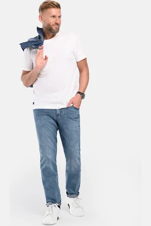 Volcano Niebieskie jeansy Regular Fit, D-JERRY 51