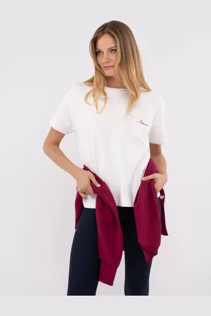 Volcano Gładki t-shirt, Comfort Fit, T-YES