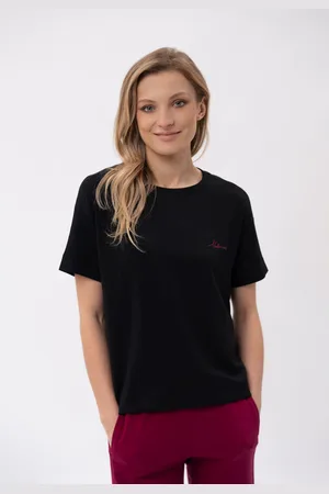 Volcano Gładki t-shirt, Comfort Fit, T-YES