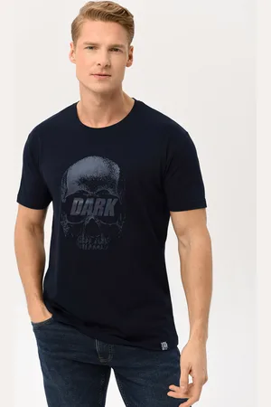 Volcano T-shirt z nadrukiem, Comfort Fit, T-SKULL