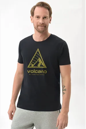 Volcano Bawełniany t-shirt T-PIK