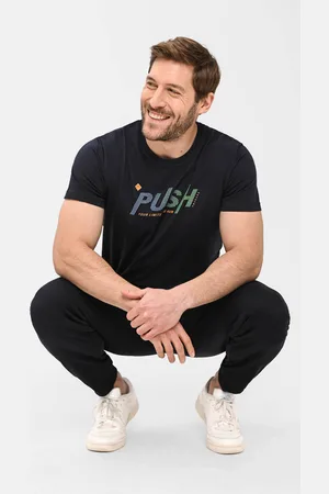 Volcano Męski t-shirt z napisem T-PUSH