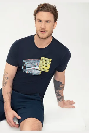 Volcano T-shirt męski z nadrukiem T-OFFROAD