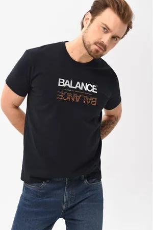 Volcano T-shirt z napisem, Comfort Fit, T-BALANCE