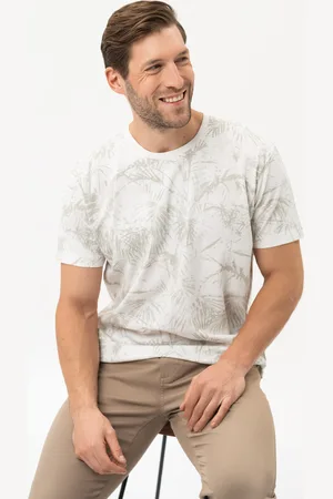 Volcano T-shirt z wakacyjnym motywem, Comfort Fit, T-EXOTIC