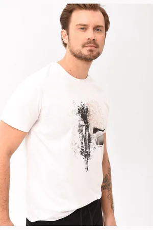 Volcano T-shirt bawełniany, Comfort Fit, T-ROADBIKE