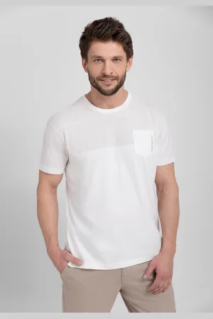 Volcano T-shirt z kieszonką, Comfort Fit, T-FAMY