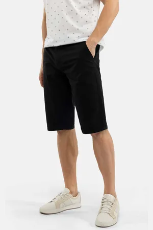 Volcano Lniane szorty, Comfort Fit, P-GOUDS