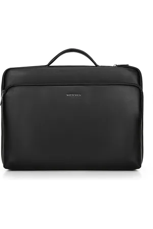 Wittchen Torba na laptopa 16" z imitacji skóry z bocznym suwakiem czarna