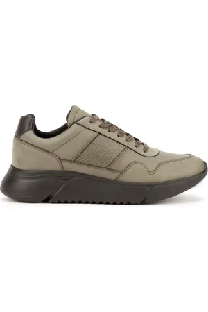 Wittchen Męskie sneakersy z wegańskiej skóry ze wstawką lizard