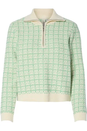 Y.A.S Sweter Z Krótkim Zamkiem