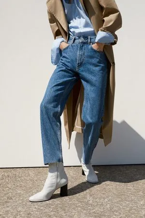 Zara Spodnie jeansowe zw premium the slim straight